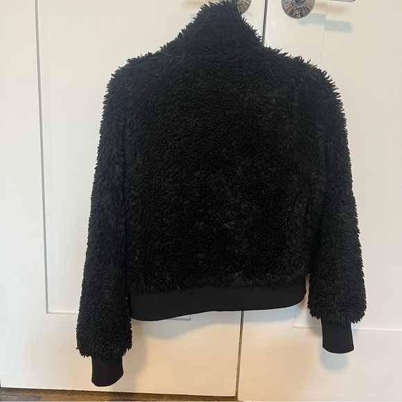Zara Sherpa Fleece Bomber Jacket - Picture 9 of 11